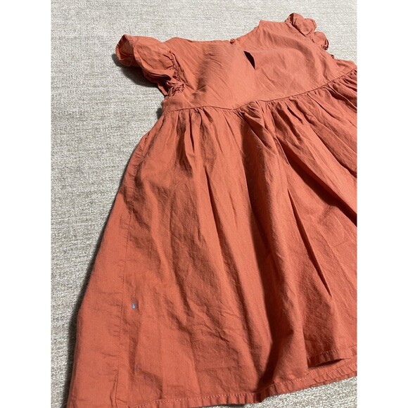 Cat and Jack Top Girls L 10/12 Pink Orange Knit Cotton Desgin - Picture 11 of 12